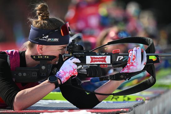 Russia Biathlon Championships Women Mass Start