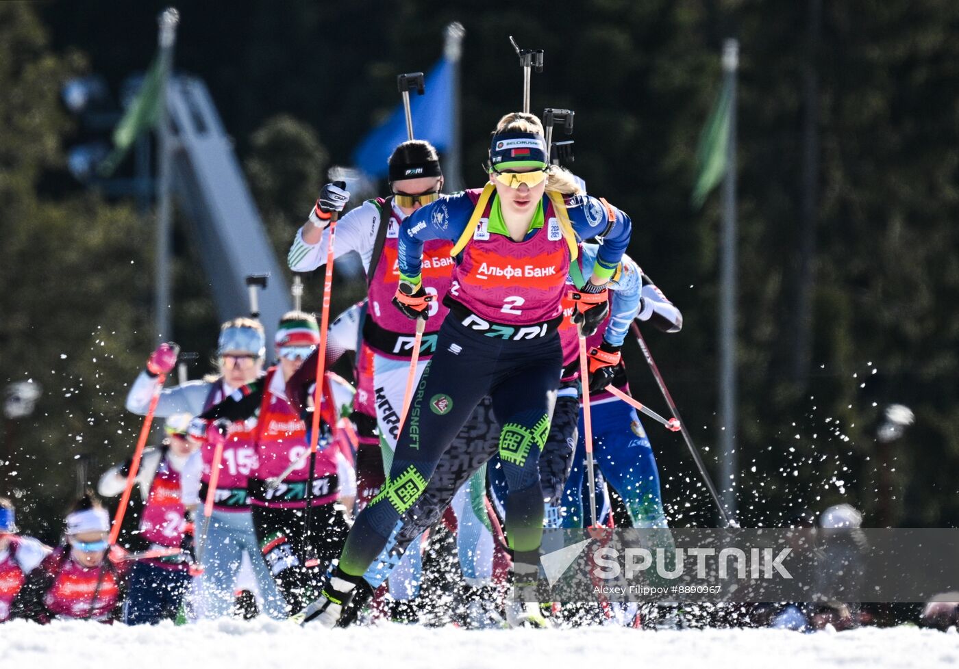 Russia Biathlon Championships Women Mass Start