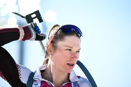 Russia Biathlon Championships Women Mass Start