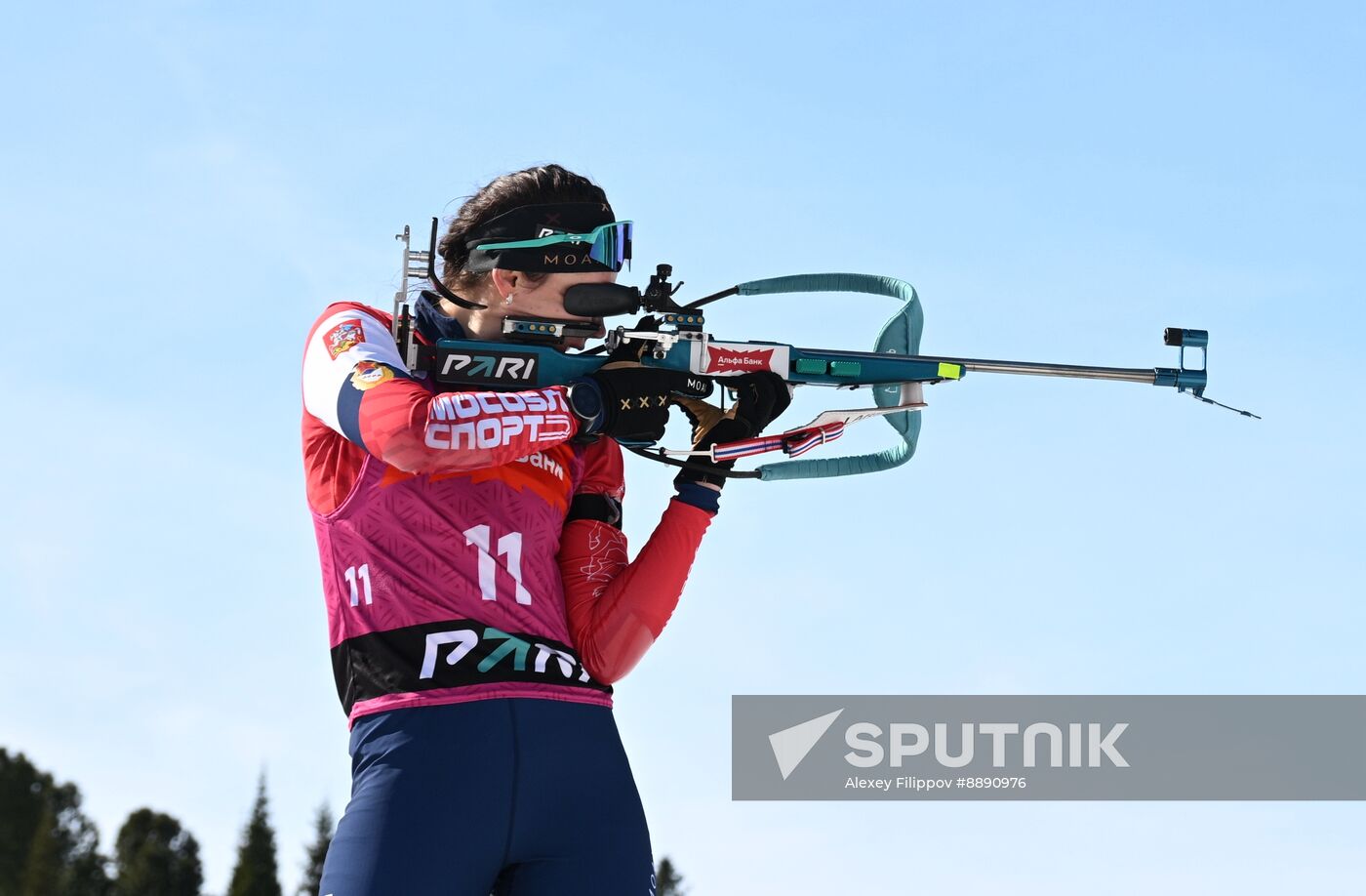 Russia Biathlon Championships Women Mass Start