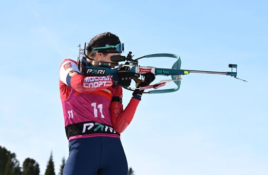 Russia Biathlon Championships Women Mass Start