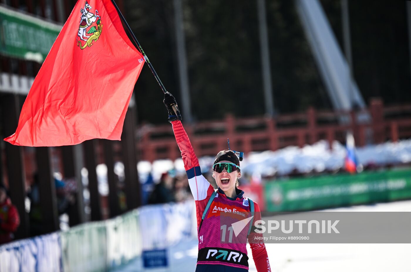 Russia Biathlon Championships Women Mass Start