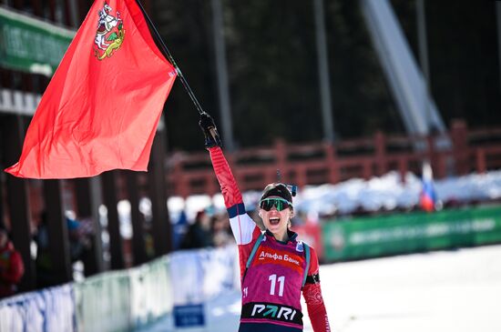 Russia Biathlon Championships Women Mass Start
