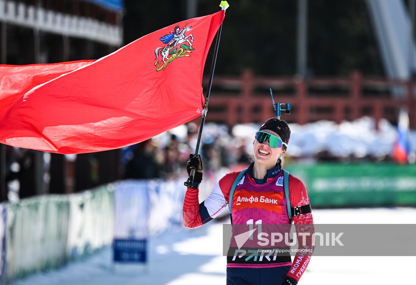 Russia Biathlon Championships Women Mass Start