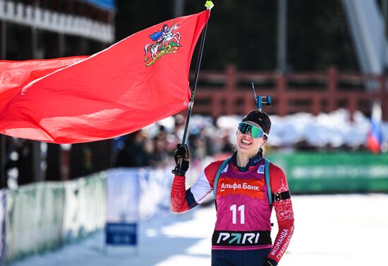 Russia Biathlon Championships Women Mass Start