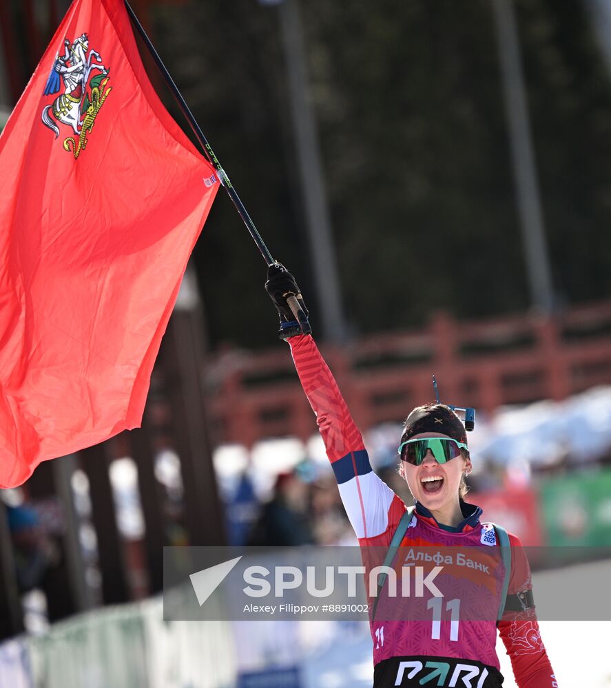 Russia Biathlon Championships Women Mass Start