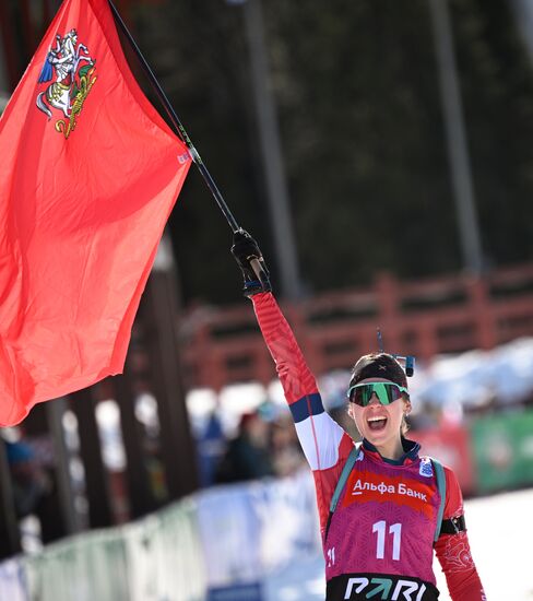 Russia Biathlon Championships Women Mass Start