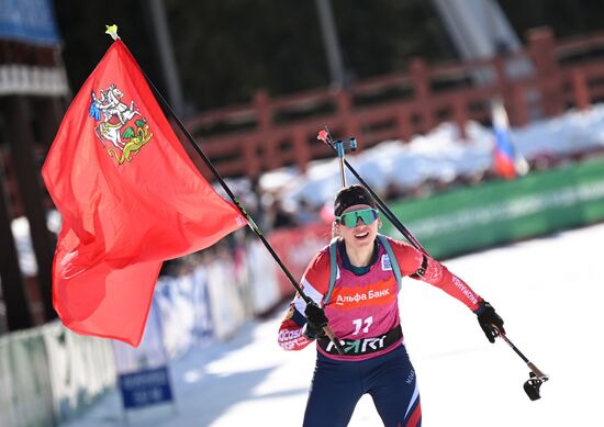 Russia Biathlon Championships Women Mass Start