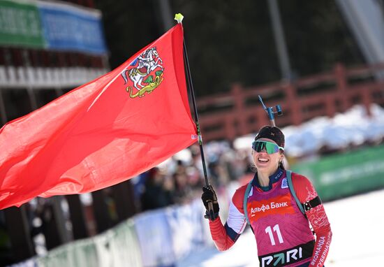 Russia Biathlon Championships Women Mass Start