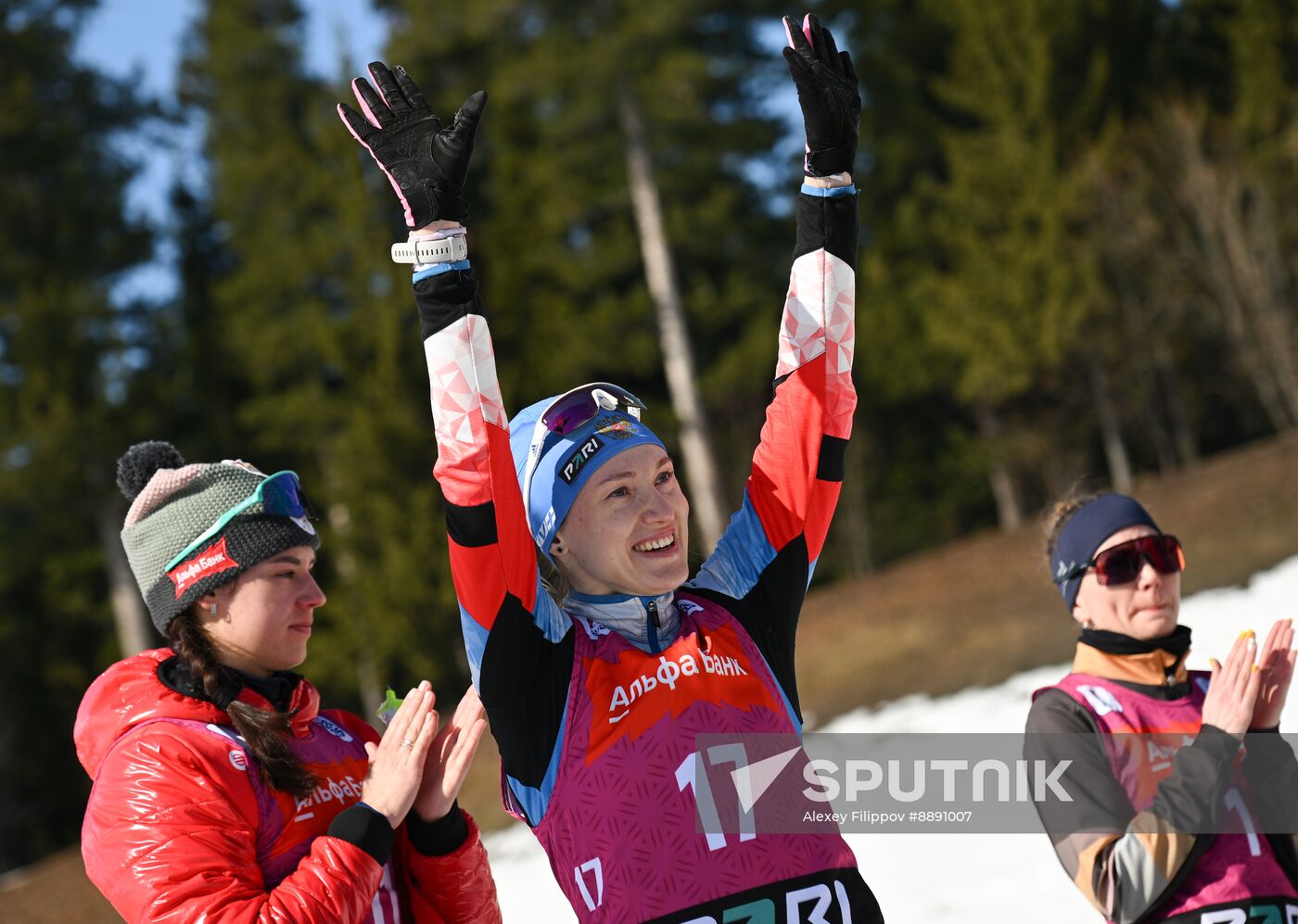 Russia Biathlon Championships Women Mass Start