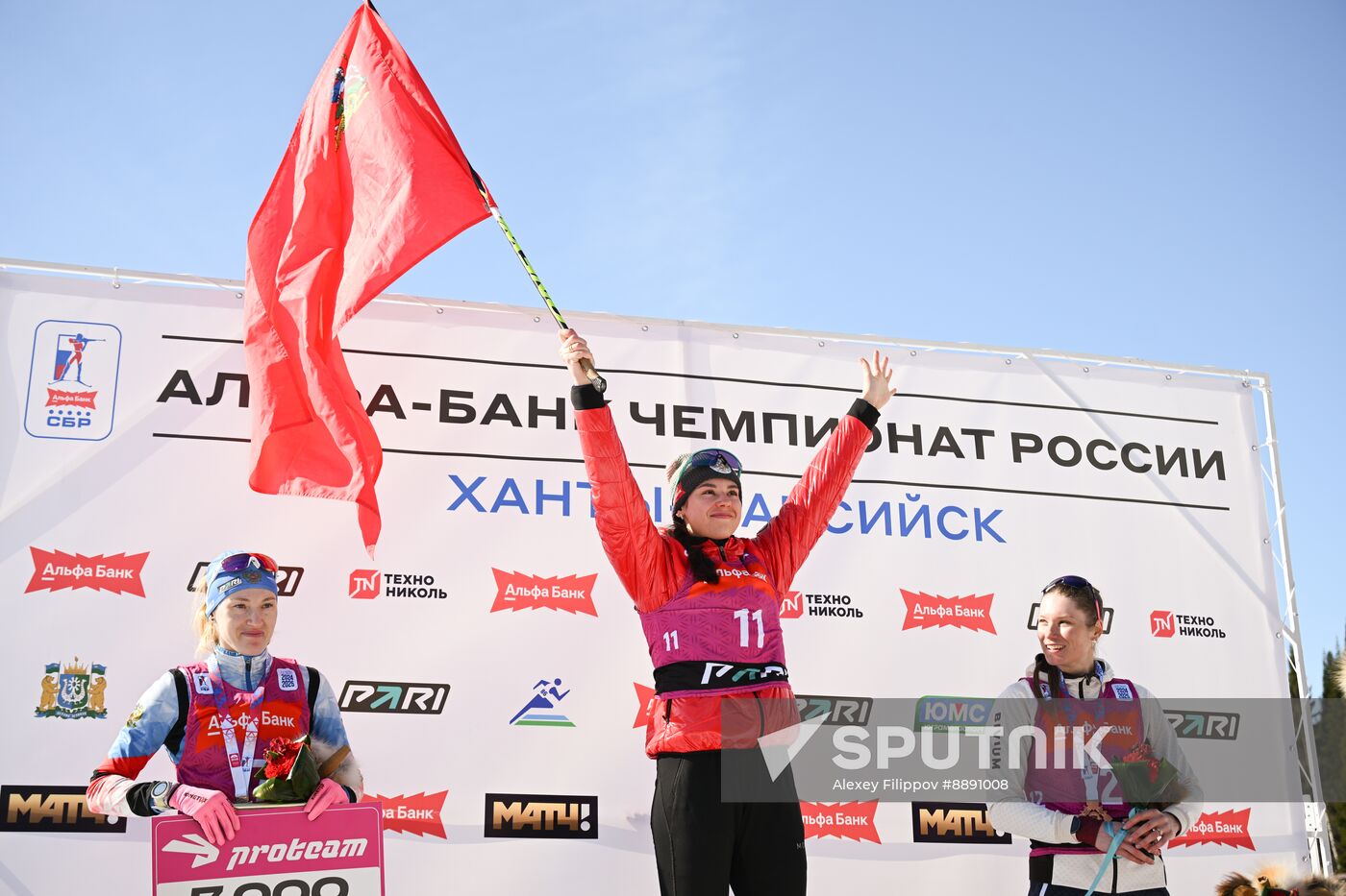 Russia Biathlon Championships Women Mass Start