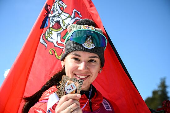 Russia Biathlon Championships Women Mass Start