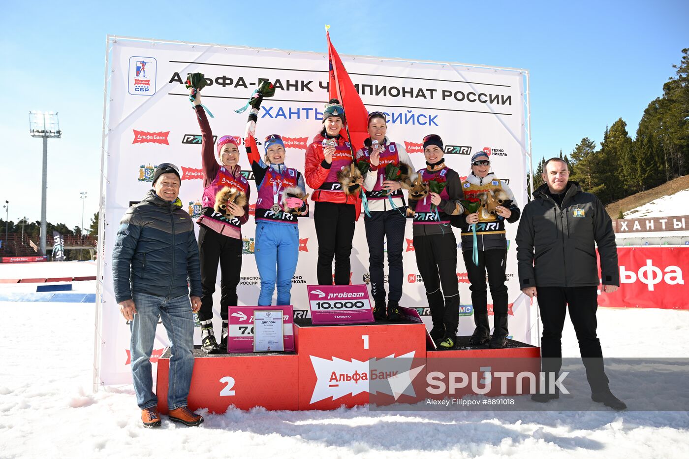 Russia Biathlon Championships Women Mass Start