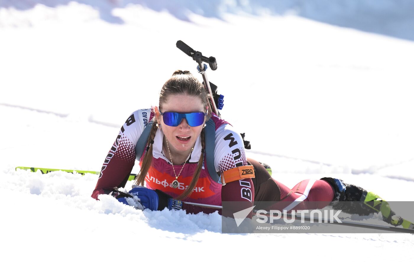 Russia Biathlon Championships Women Mass Start