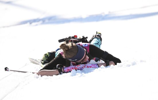 Russia Biathlon Championships Women Mass Start
