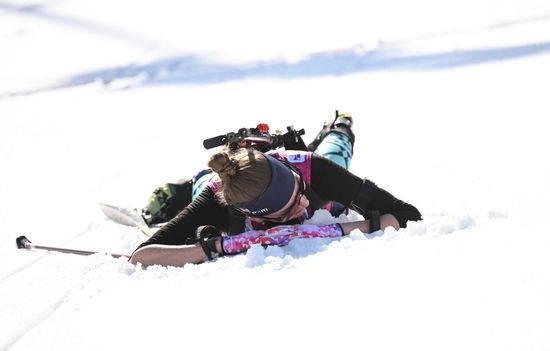 Russia Biathlon Championships Women Mass Start