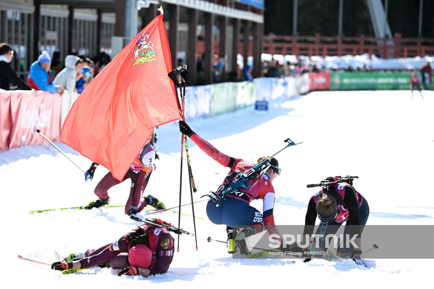 Russia Biathlon Championships Women Mass Start