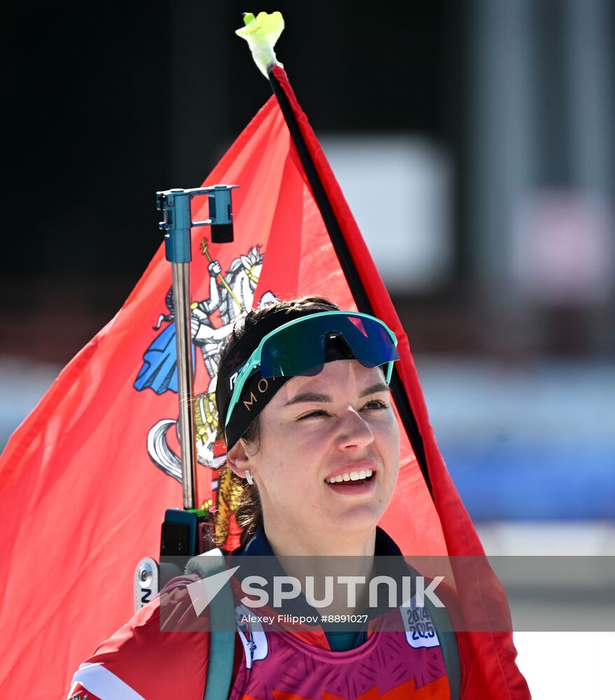 Russia Biathlon Championships Women Mass Start