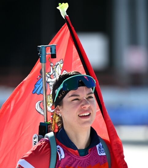 Russia Biathlon Championships Women Mass Start