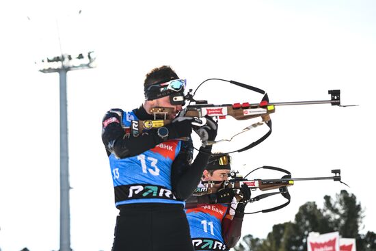 Russia Biathlon Championships Men Mass Start