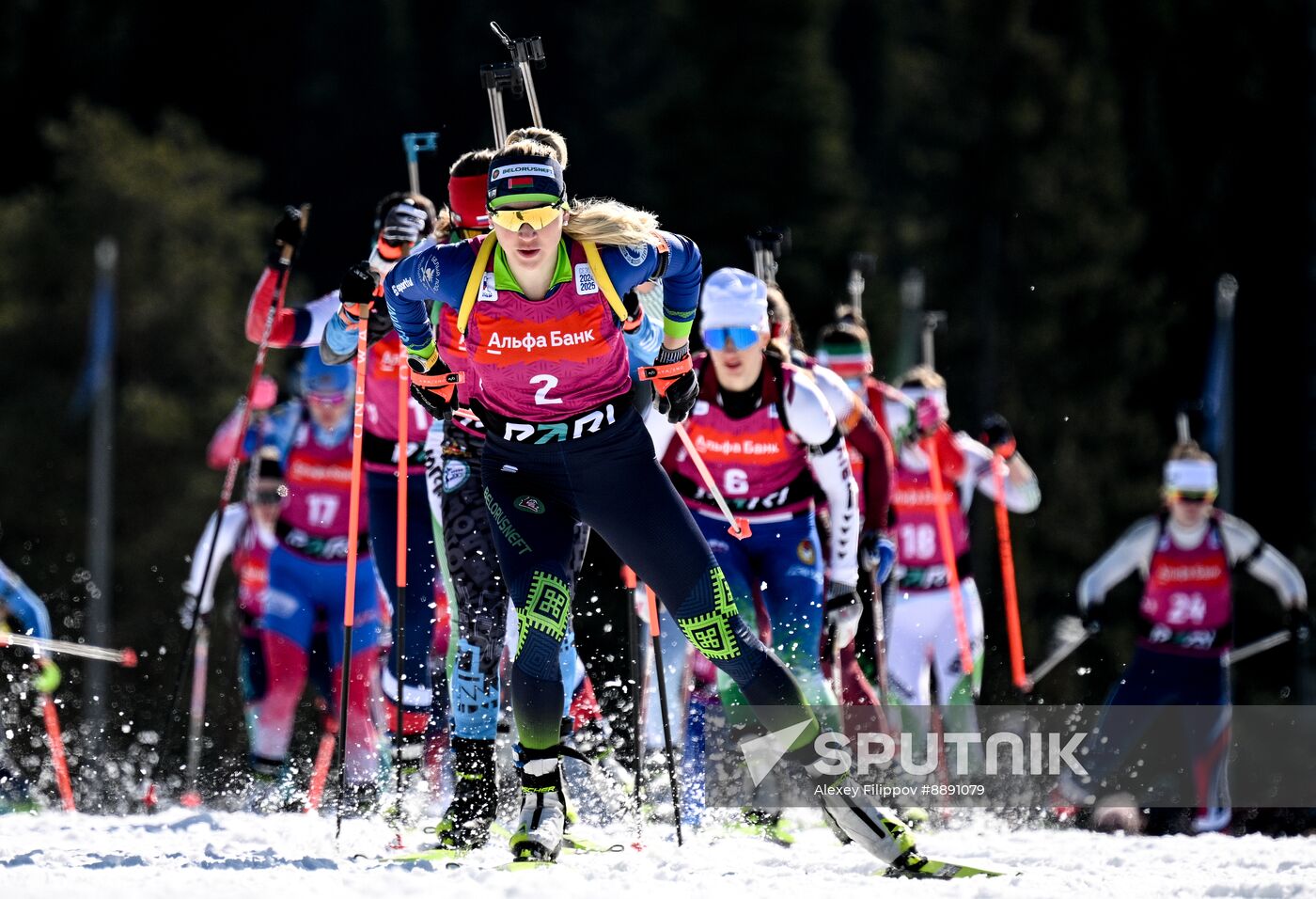 Russia Biathlon Championships Women Mass Start