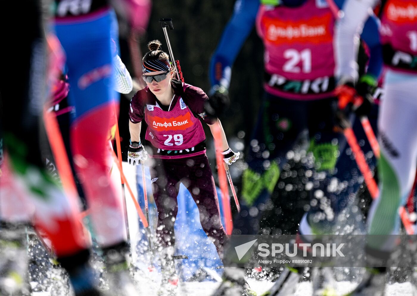 Russia Biathlon Championships Women Mass Start