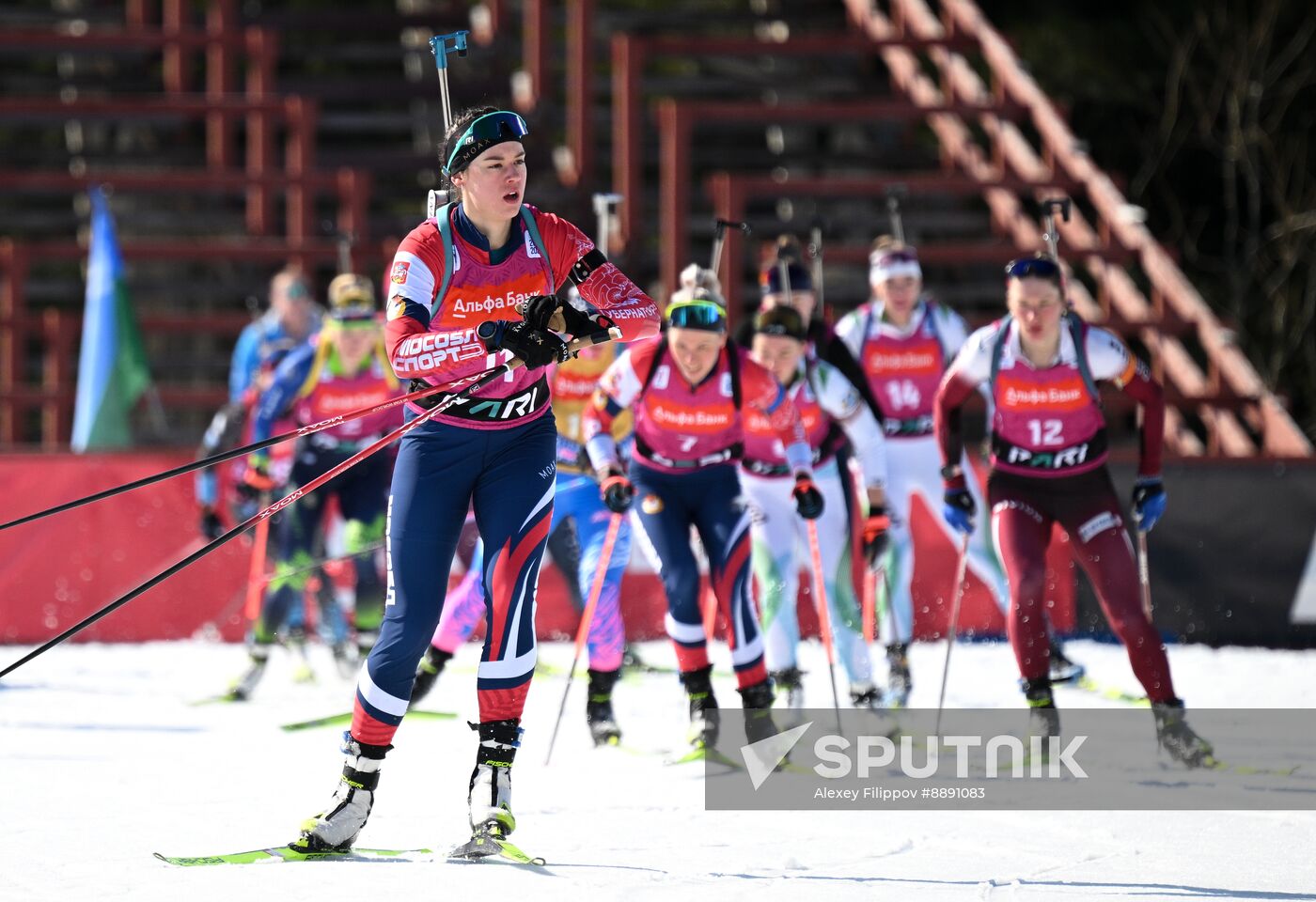 Russia Biathlon Championships Women Mass Start