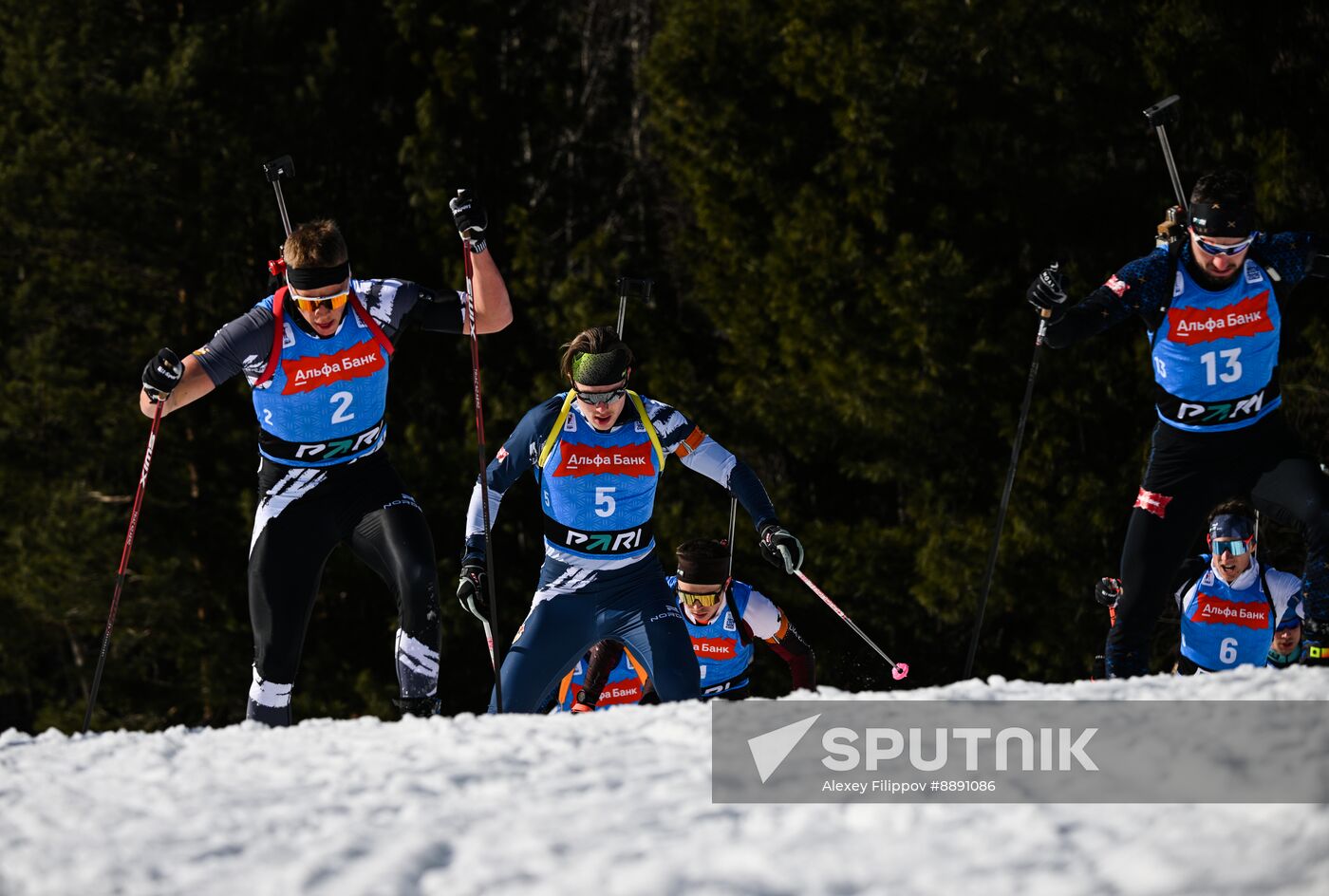 Russia Biathlon Championships Men Mass Start