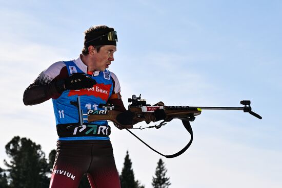 Russia Biathlon Championships Men Mass Start