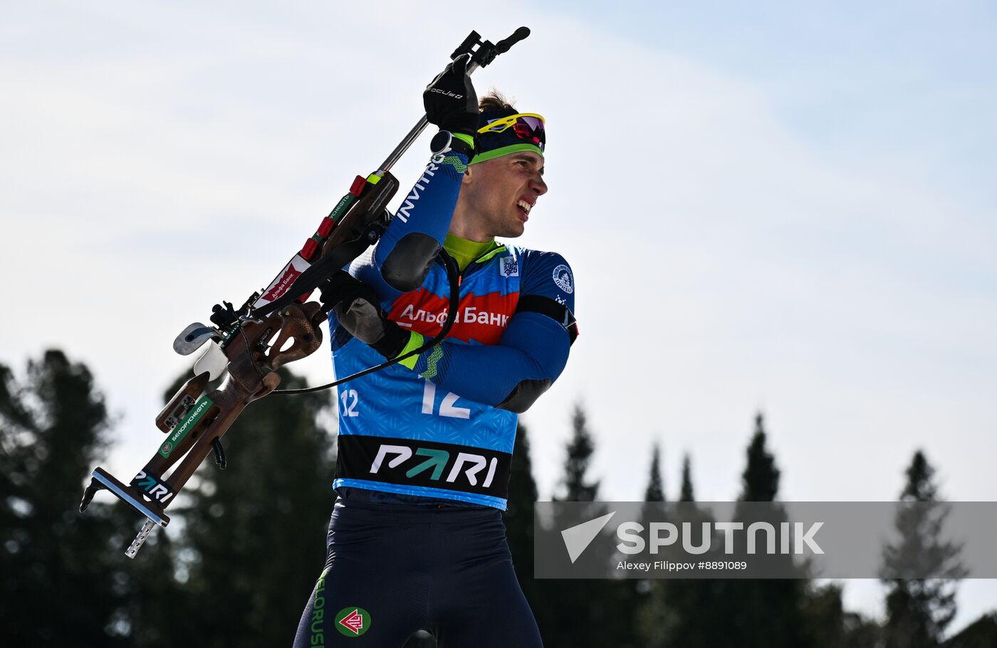 Russia Biathlon Championships Men Mass Start