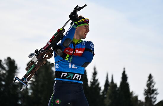 Russia Biathlon Championships Men Mass Start