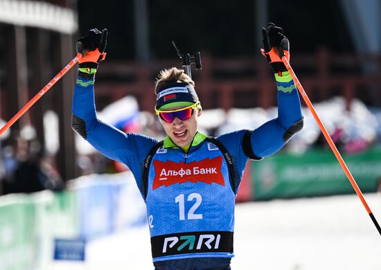 Russia Biathlon Championships Men Mass Start