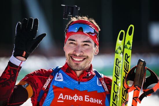 Russia Biathlon Championships Men Mass Start