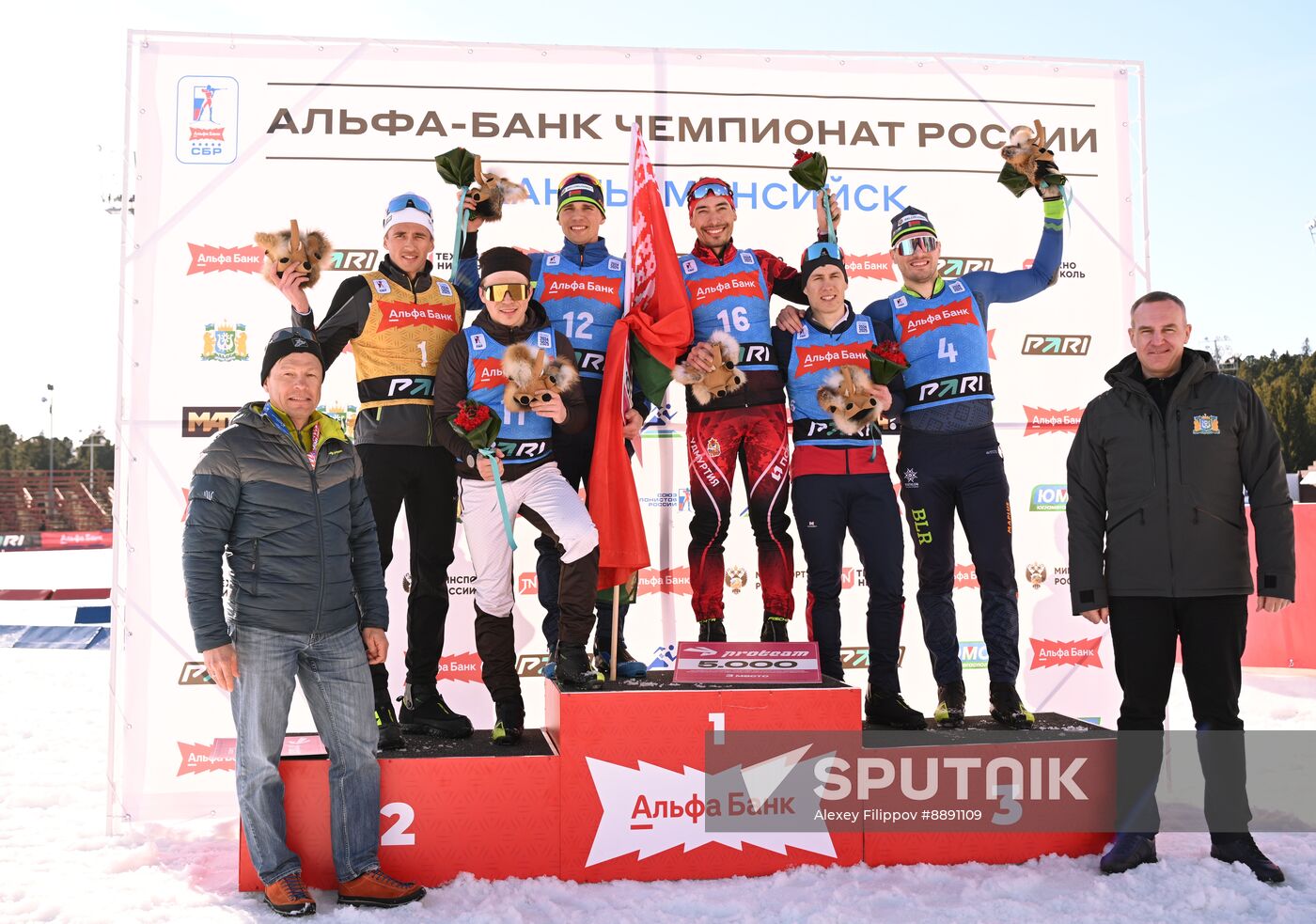 Russia Biathlon Championships Men Mass Start