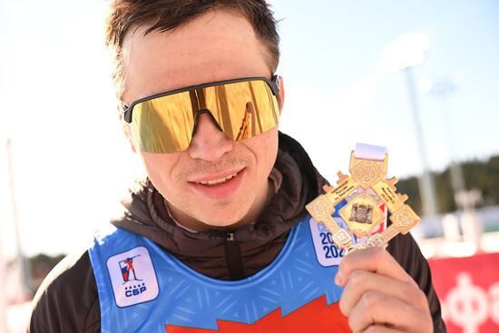 Russia Biathlon Championships Men Mass Start