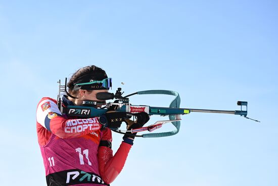 Russia Biathlon Championships Women Mass Start