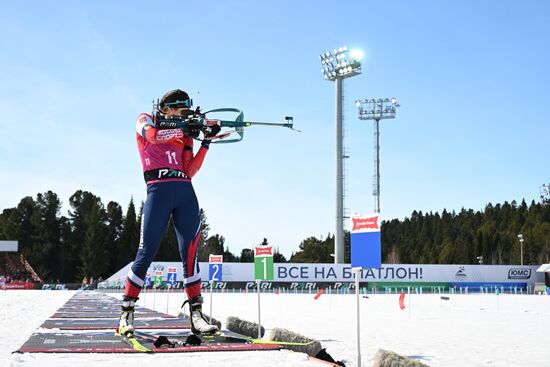 Russia Biathlon Championships Women Mass Start