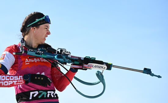 Russia Biathlon Championships Women Mass Start