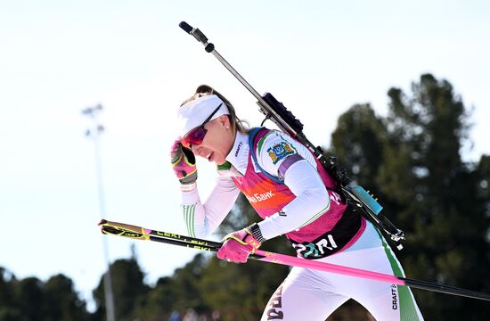 Russia Biathlon Championships Women Mass Start