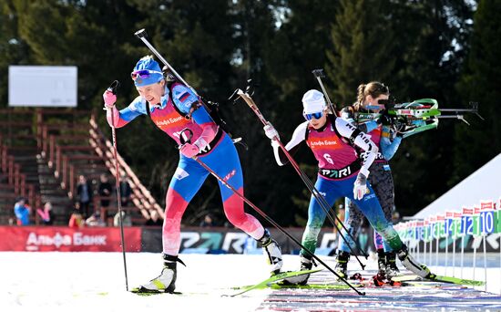 Russia Biathlon Championships Women Mass Start