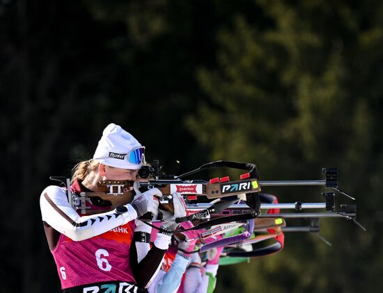 Russia Biathlon Championships Women Mass Start