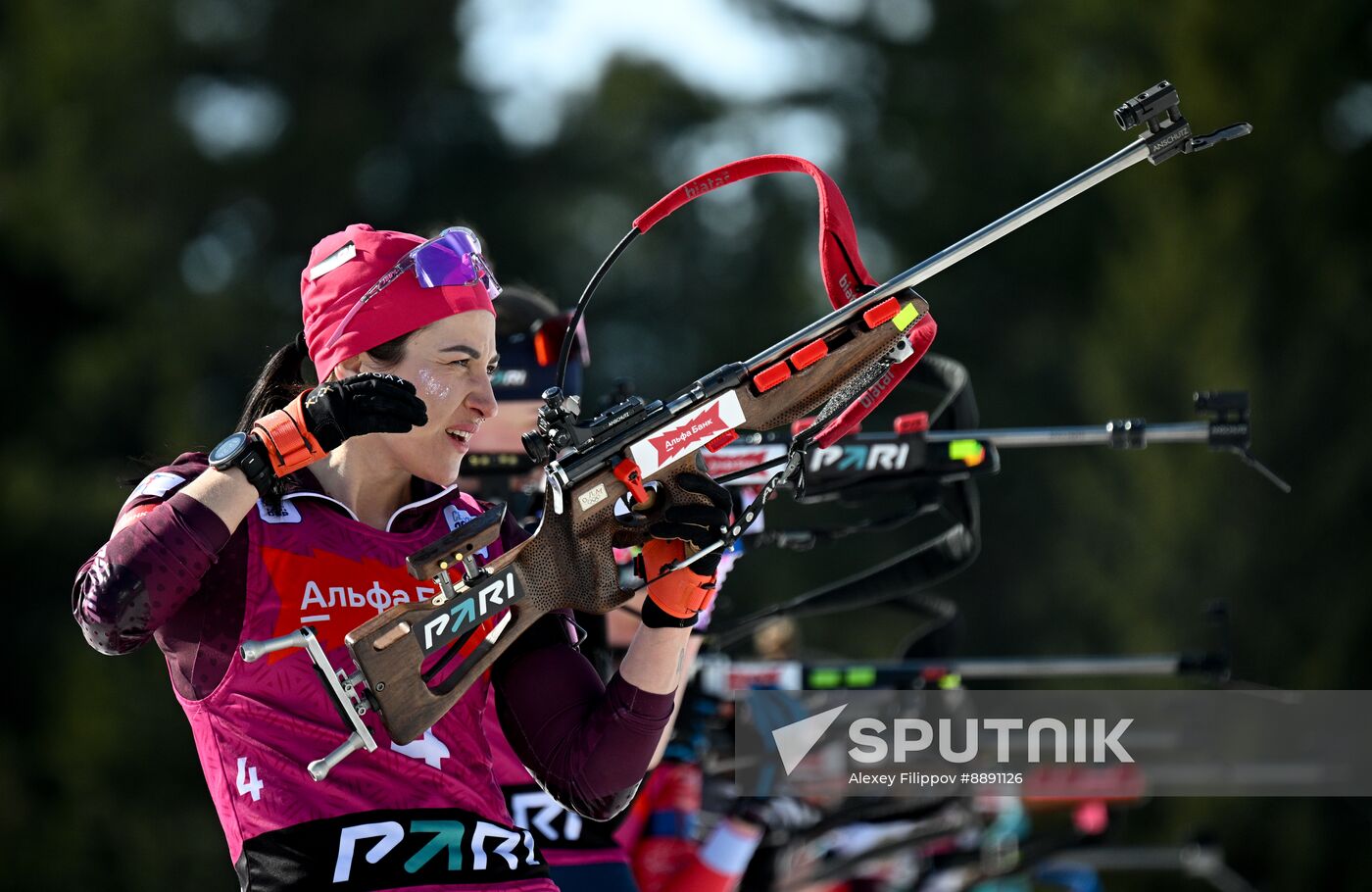 Russia Biathlon Championships Women Mass Start