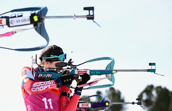 Russia Biathlon Championships Women Mass Start