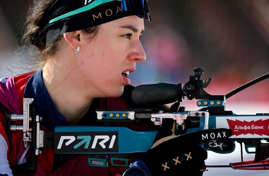 Russia Biathlon Championships Women Mass Start
