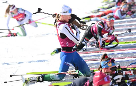 Russia Biathlon Championships Women Mass Start