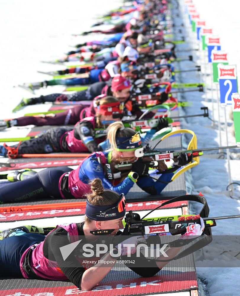 Russia Biathlon Championships Women Mass Start