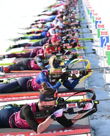 Russia Biathlon Championships Women Mass Start