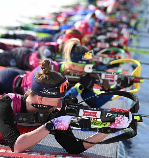Russia Biathlon Championships Women Mass Start