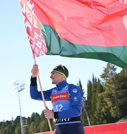 Russia Biathlon Championships Men Mass Start
