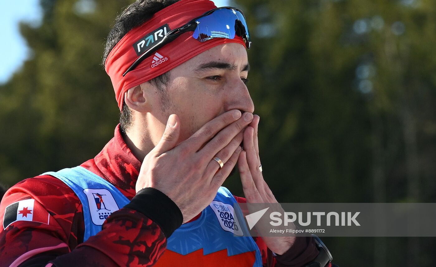 Russia Biathlon Championships Men Mass Start